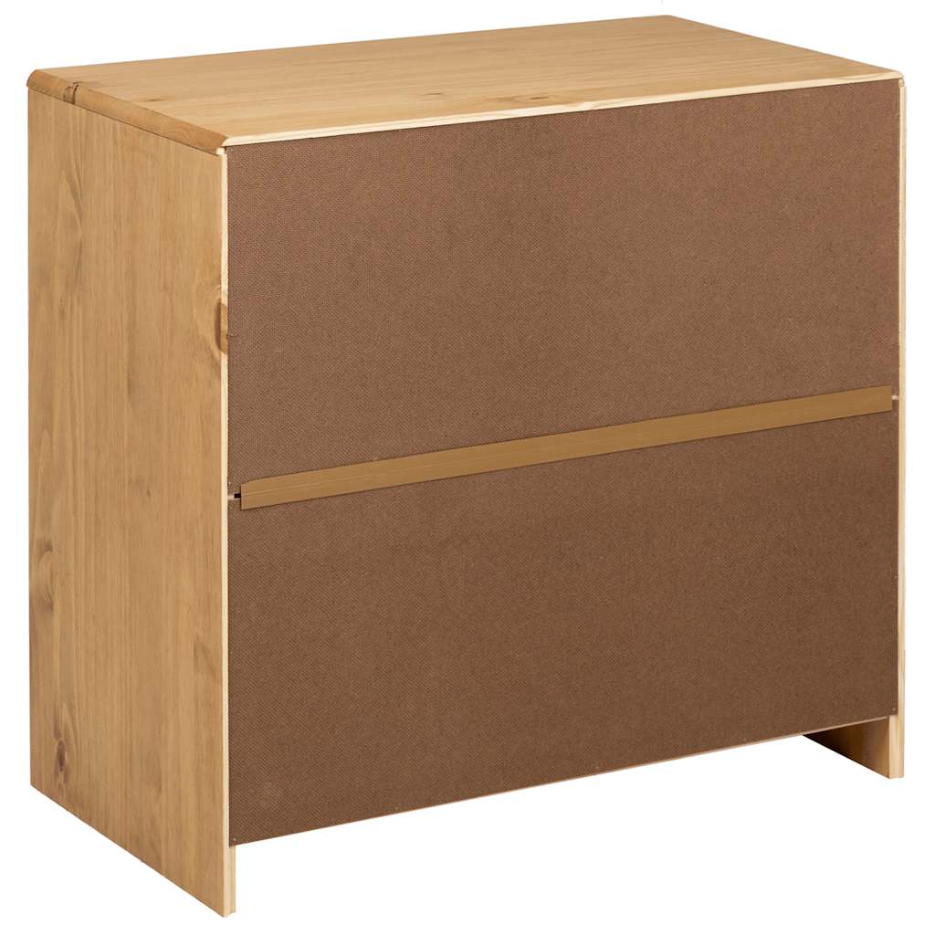 Sideboard SAUDA Eiche-Optik 80x43x75,5 cm Kiefernholz